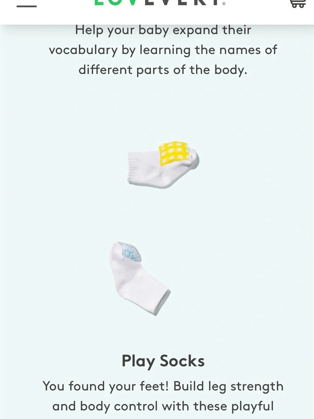 Lovevery White rattle Play Socks, Egg Cup, and Pincer Puzzle Bundle